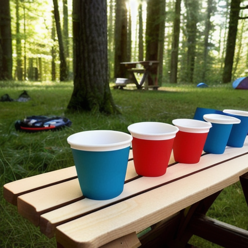 Afbeelding van Opvouwbare campingbekers: onmisbaar voor kampeerders