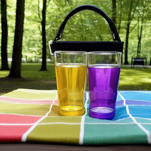 Afbeelding van Opvouwbare glazenhouders: Perfect voor op vakantie!