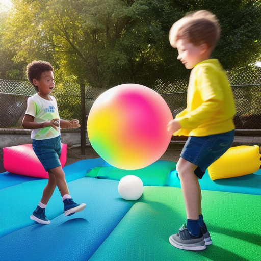 Afbeelding van Onderhoudstips voor opblaasbare springballen