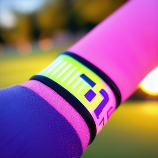 Afbeelding van Veiligheid van reflecterende sportarmbanden voor kinderen