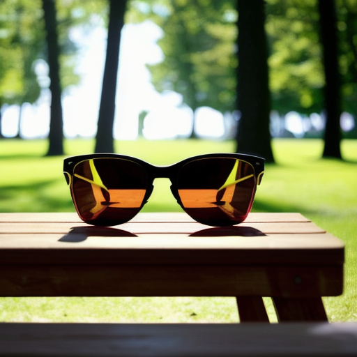 Afbeelding van Sportieve zonnebrillen gebruiken bij zonnig weer