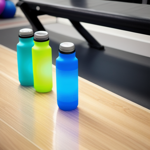 Afbeelding van Combineer opvouwbare sportflessen met sportaccessoires