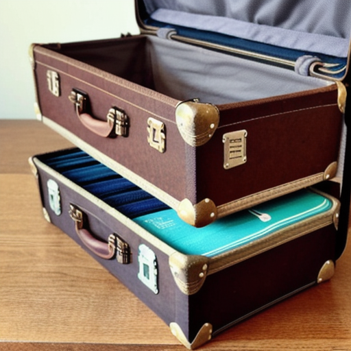 Afbeelding van Snel inpakken met opvouwbare kofferorganizers