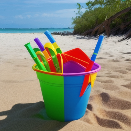 Afbeelding van Goedkope plastic speelgoed emmers in de aanbieding