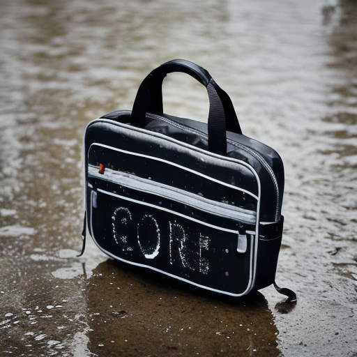 Afbeelding van Veiligheid van waterbestendige schoudertasjes in de regen