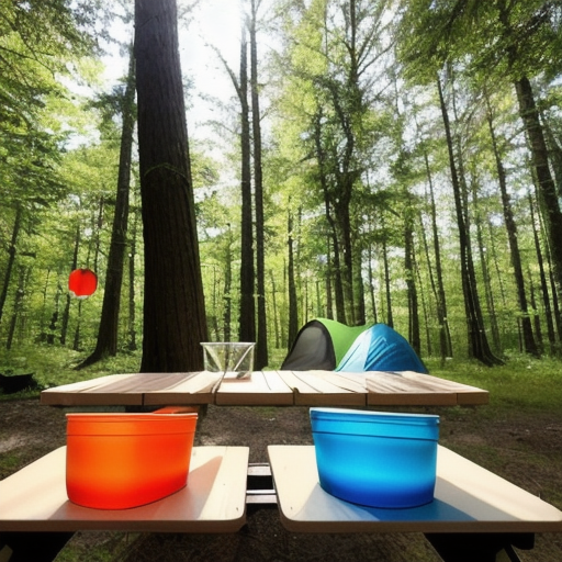 Afbeelding van Opvouwbare Campingbekers: De Ideale Reisgenoot